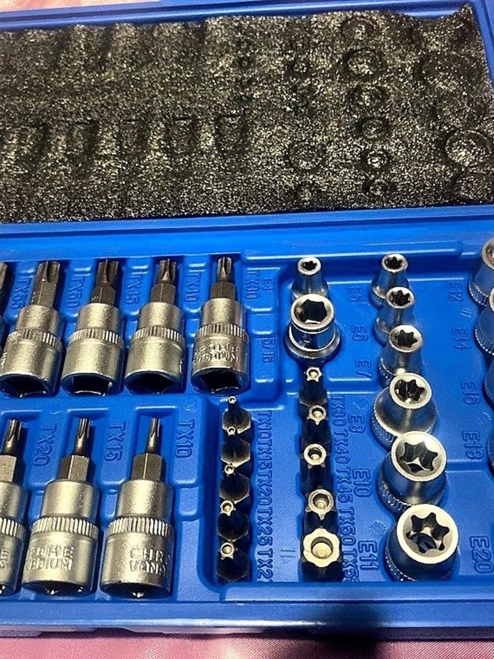 CR-V 34-Piece E-Torx Socket Set